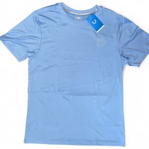 Northyard Men's Light Blue Performance T-Shirt